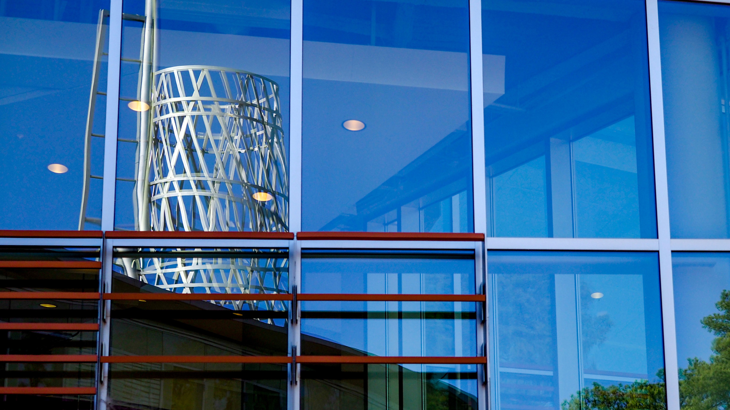 Reflection of the Talley Technology Tower